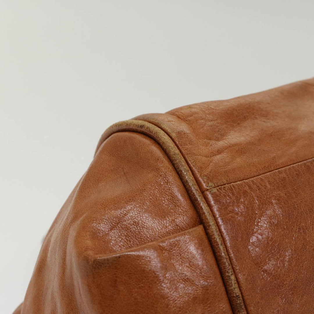 Chloe Etel Hand Bag Leather Brown yb342
