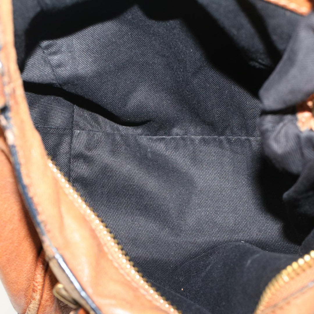 Chloe Etel Hand Bag Leather Brown yb342