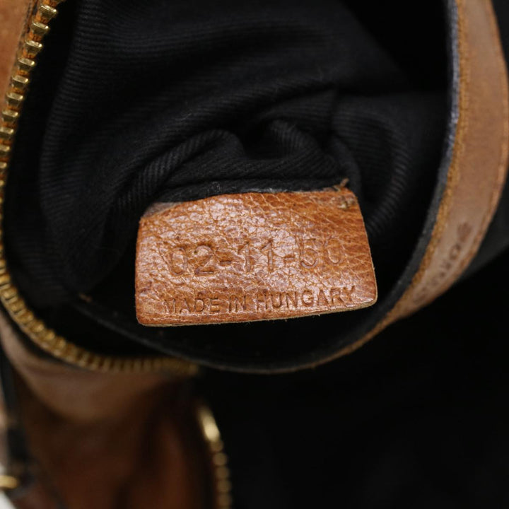Chloe Etel Hand Bag Leather Brown yb342