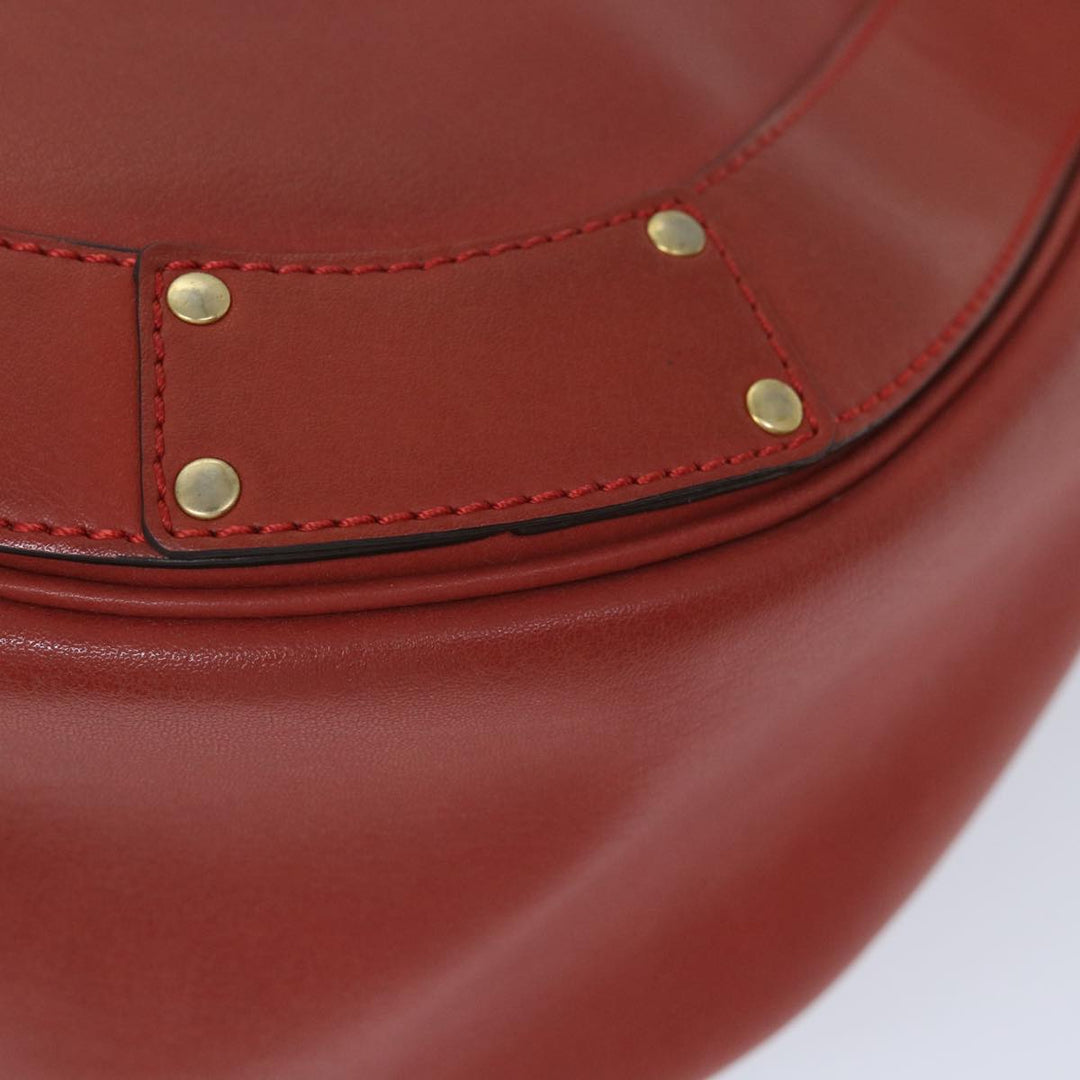 Chloe Eden Shoulder Bag Leather Red yb404