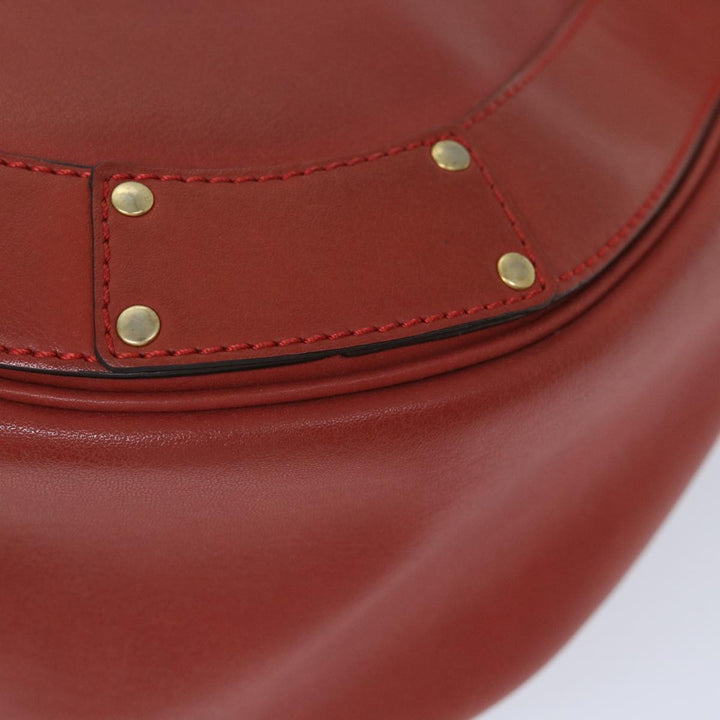 Chloe Eden Shoulder Bag Leather Red yb404