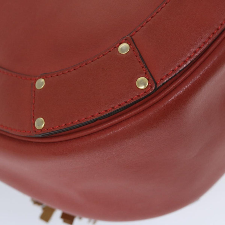 Chloe Eden Shoulder Bag Leather Red yb404