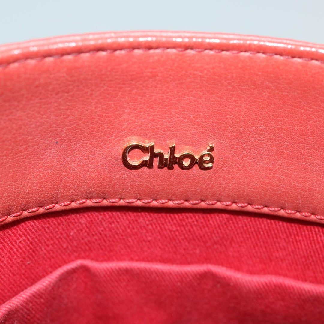 Chloe Eden Shoulder Bag Leather Red yb404