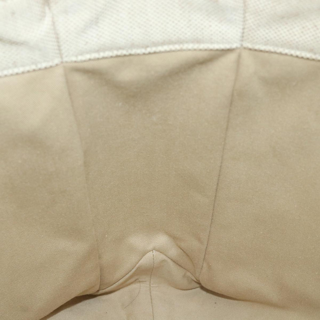 Chloe Woody Large Tote Bag Canvas Beige yb415