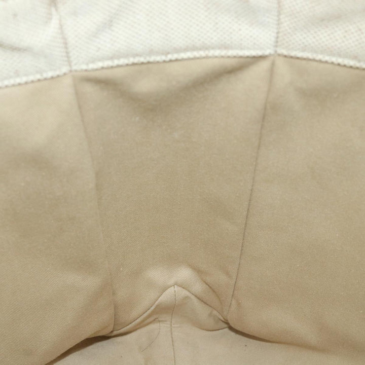 Chloe Woody Large Tote Bag Canvas Beige yb415