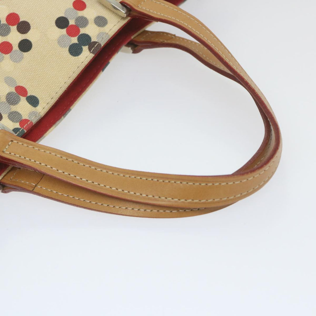 Burberry Blue Label Tote Bag Canvas Beige Auth yb423