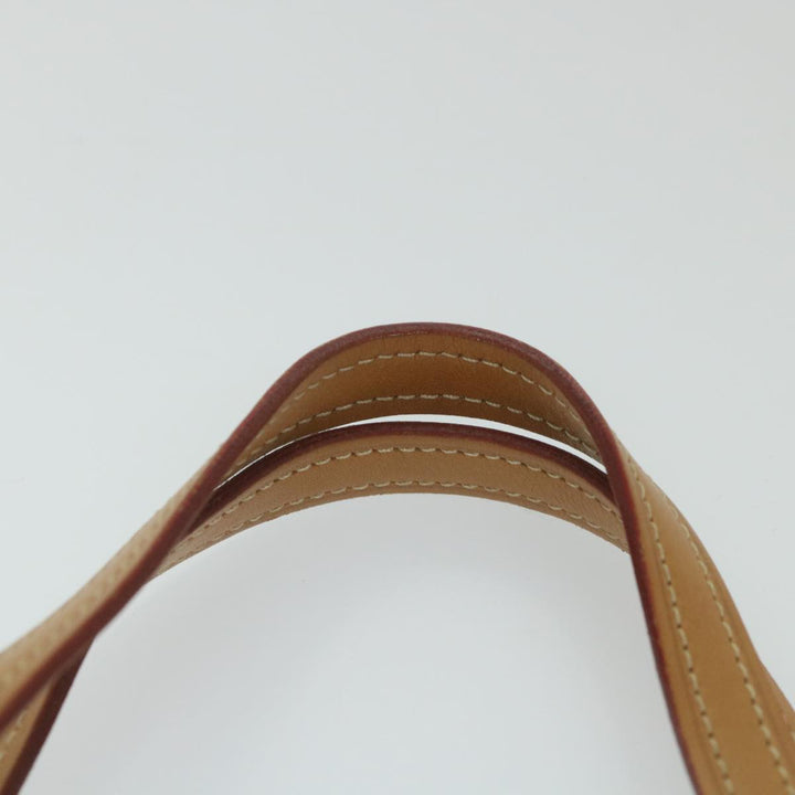 Burberry Blue Label Tote Bag Canvas Beige Auth yb423