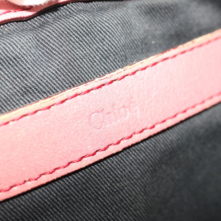 Chloe Etel Shoulder Bag Leather 2way Pink yb497