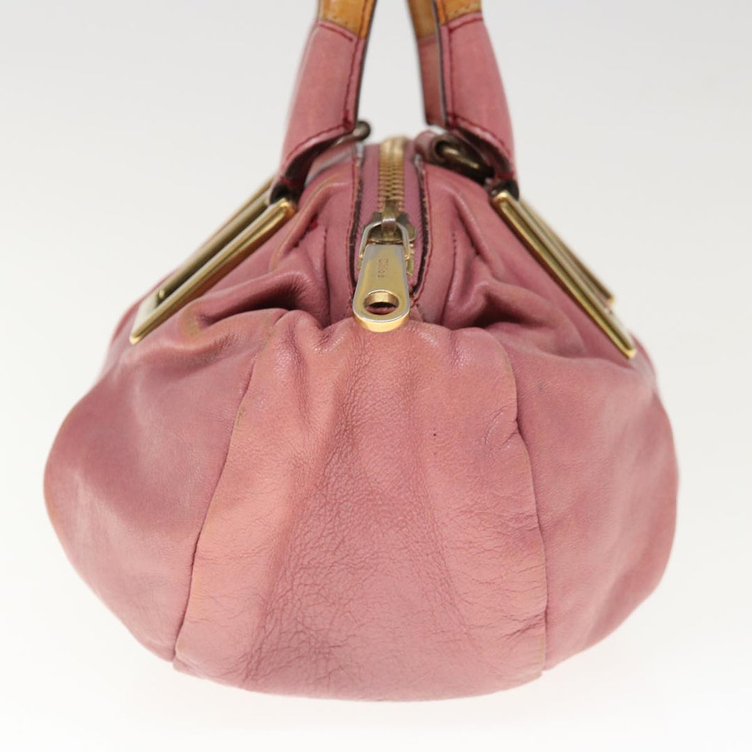 Chloe Etel Shoulder Bag Leather 2way Pink yb497