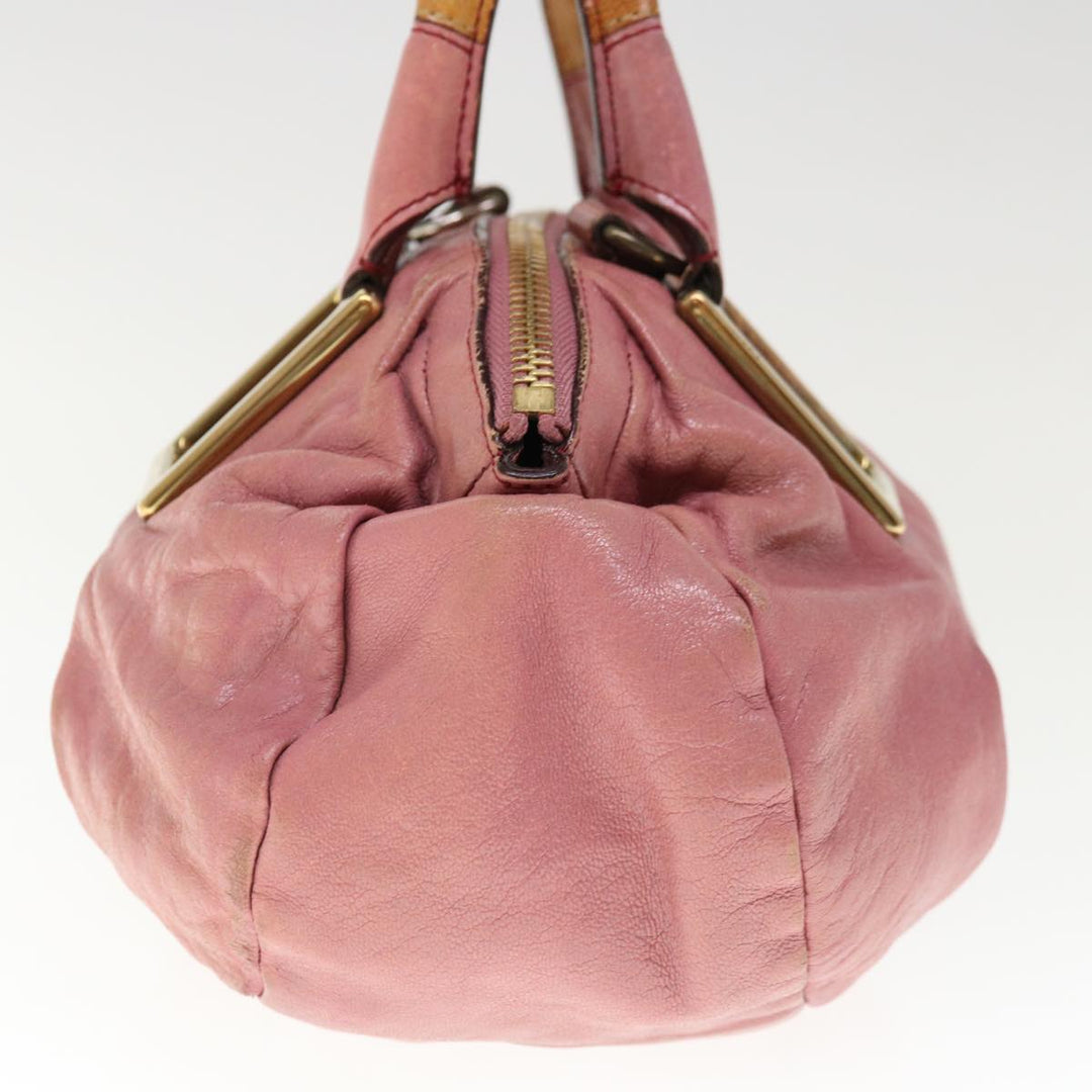 Chloe Etel Shoulder Bag Leather 2way Pink yb497