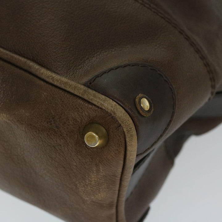 Chloe Kerala Hand Bag Leather Brown 03 08 51 5811 yb521