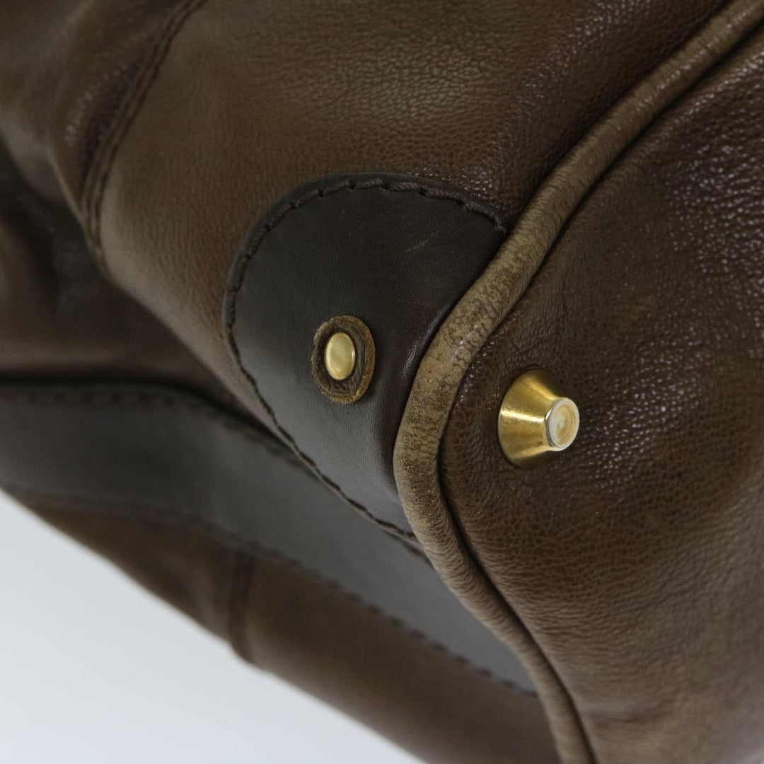 Chloe Kerala Hand Bag Leather Brown 03 08 51 5811 yb521