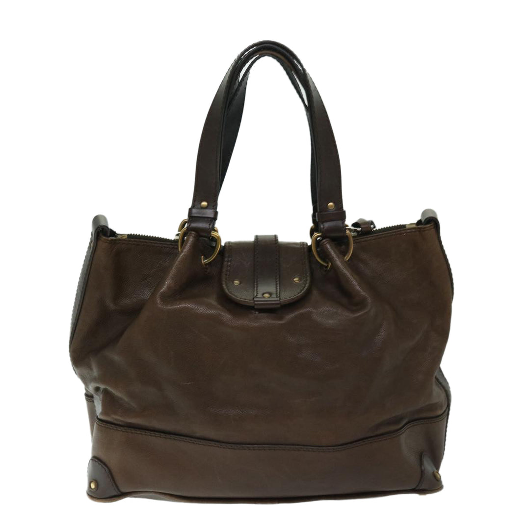 Chloe Kerala Hand Bag Leather Brown 03 08 51 5811 yb521