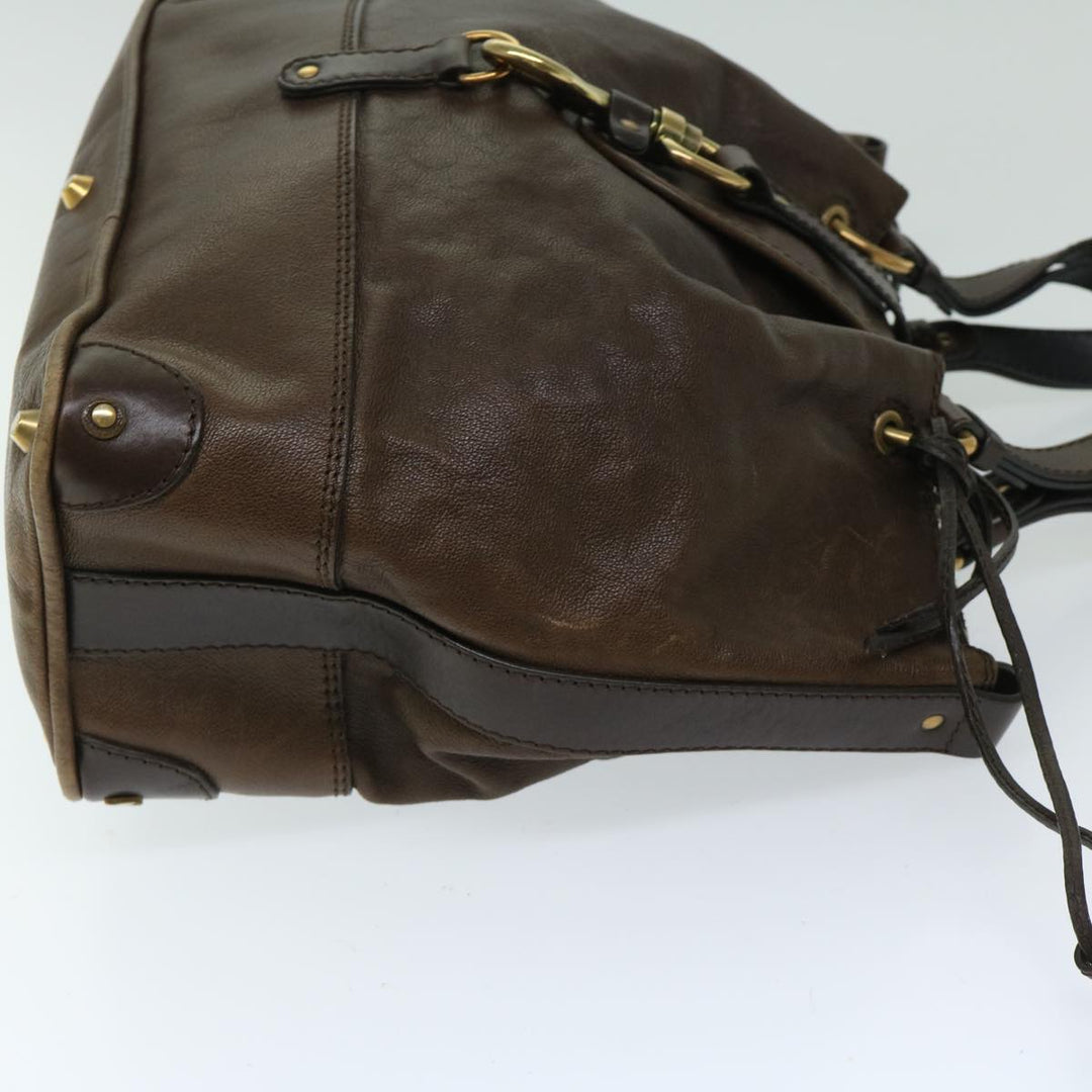 Chloe Kerala Hand Bag Leather Brown 03 08 51 5811 yb521