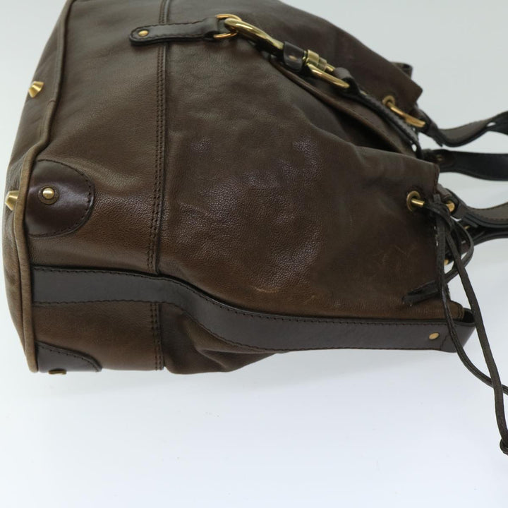 Chloe Kerala Hand Bag Leather Brown 03 08 51 5811 yb521
