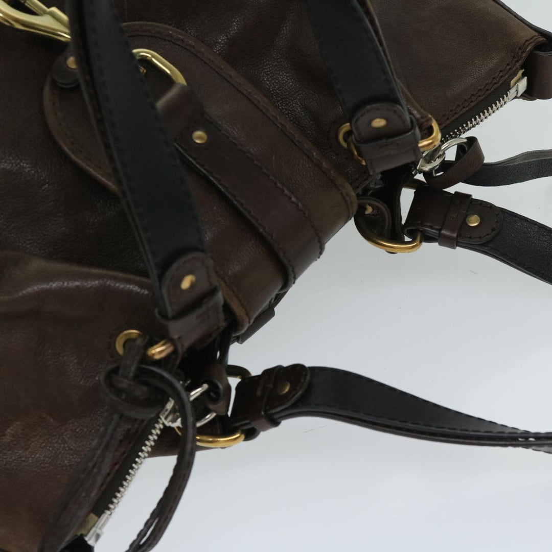Chloe Kerala Hand Bag Leather Brown 03 08 51 5811 yb521