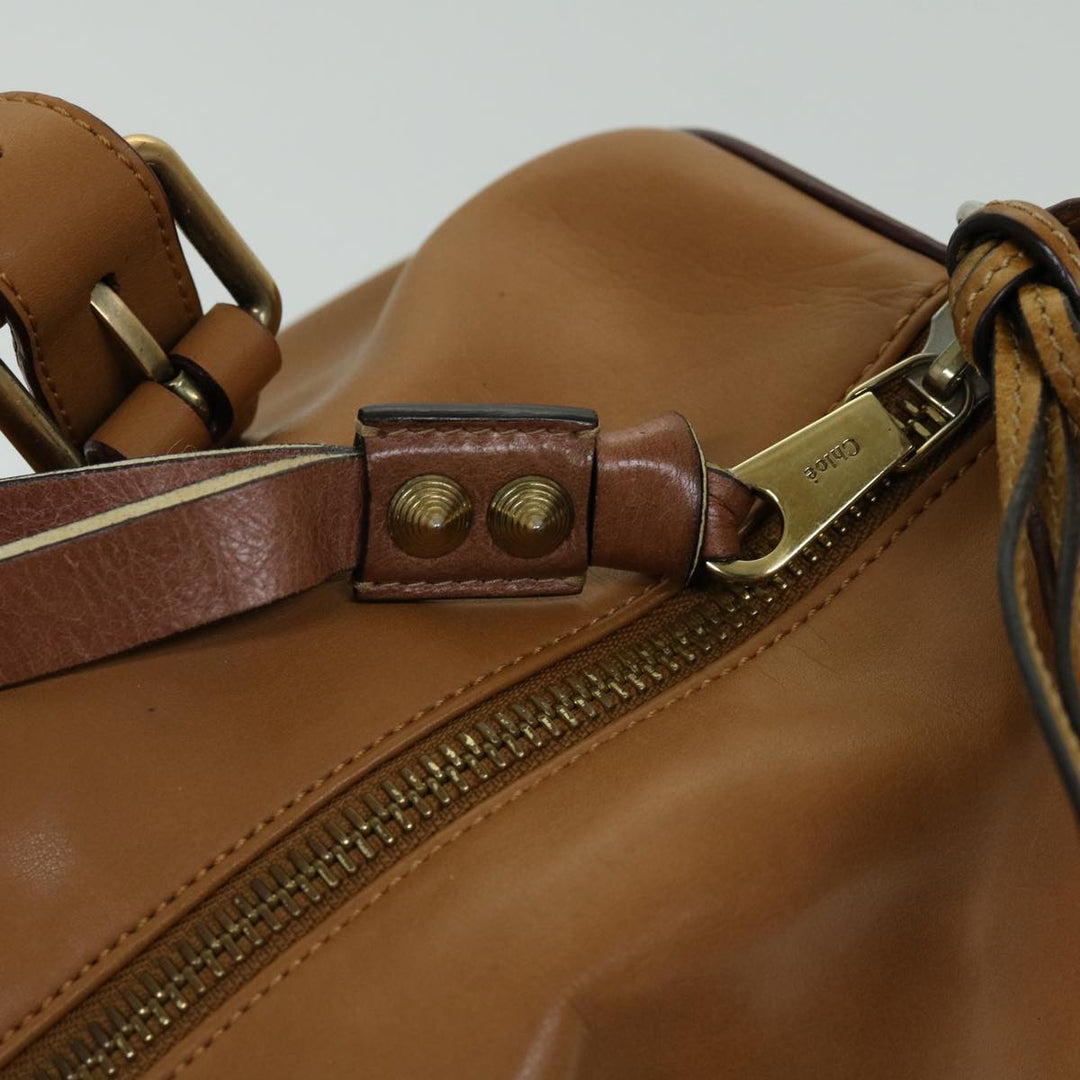 Chloe Sam Mini Boston Paddington Bag Leather Brown 03 12 51 65 5811 yb532