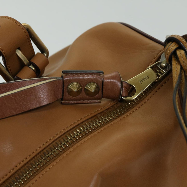 Chloe Sam Mini Boston Paddington Bag Leather Brown 03 12 51 65 5811 yb532