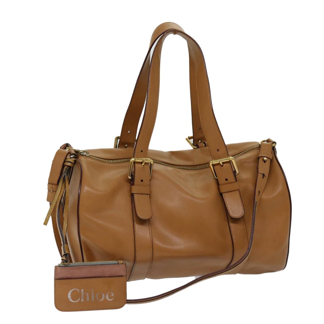 Chloe Sam Mini Boston Paddington Bag Leather Brown 03 12 51 65 5811 yb532