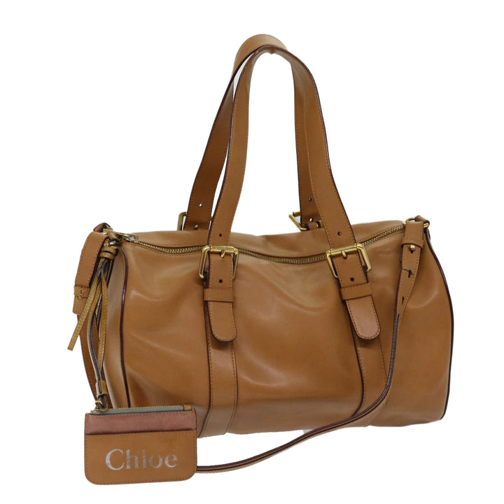 Chloe Sam Mini Boston Paddington Bag Leather Brown 03 12 51 65 5811 yb532