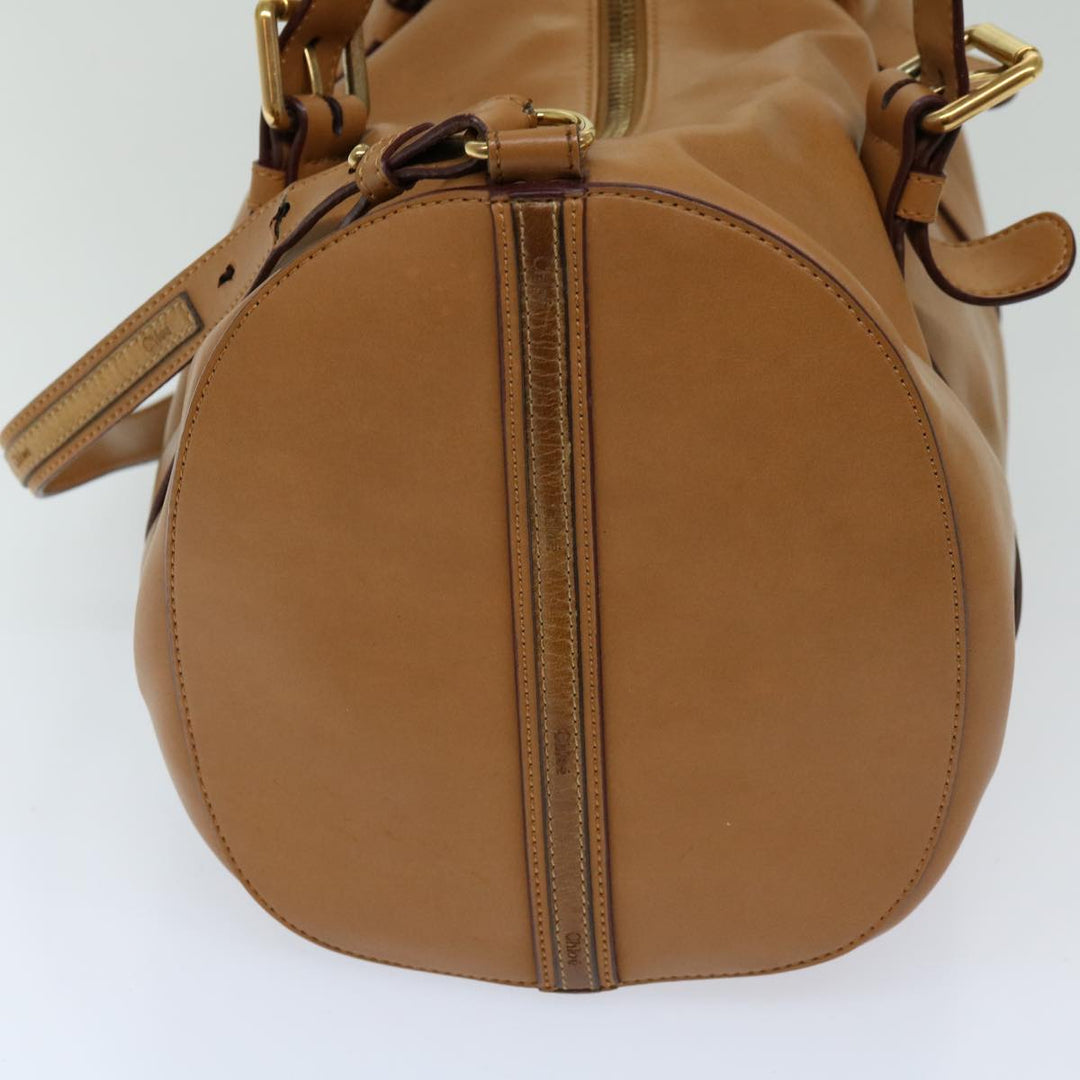 Chloe Sam Mini Boston Paddington Bag Leather Brown 03 12 51 65 5811 yb532