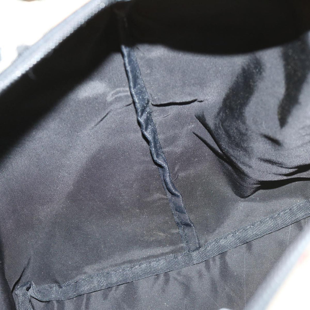 Top Quality BURBERRYSs Blue Label Hand Bag Nylon Black Auth yb538