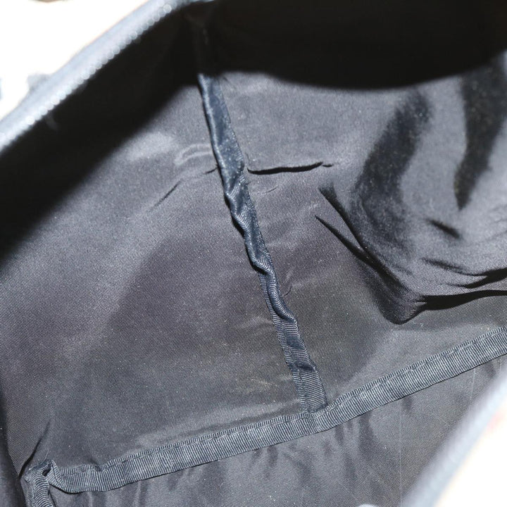 Top Quality BURBERRYSs Blue Label Hand Bag Nylon Black Auth yb538