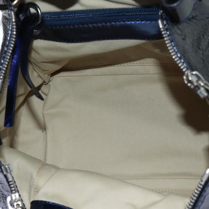 Chloe Kerala Hand Bag Enamel Black yb548
