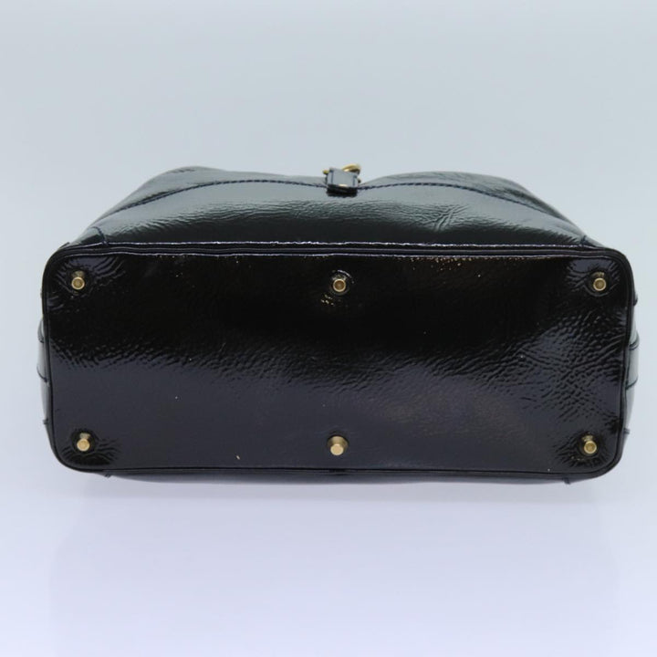 Chloe Kerala Hand Bag Enamel Black yb548