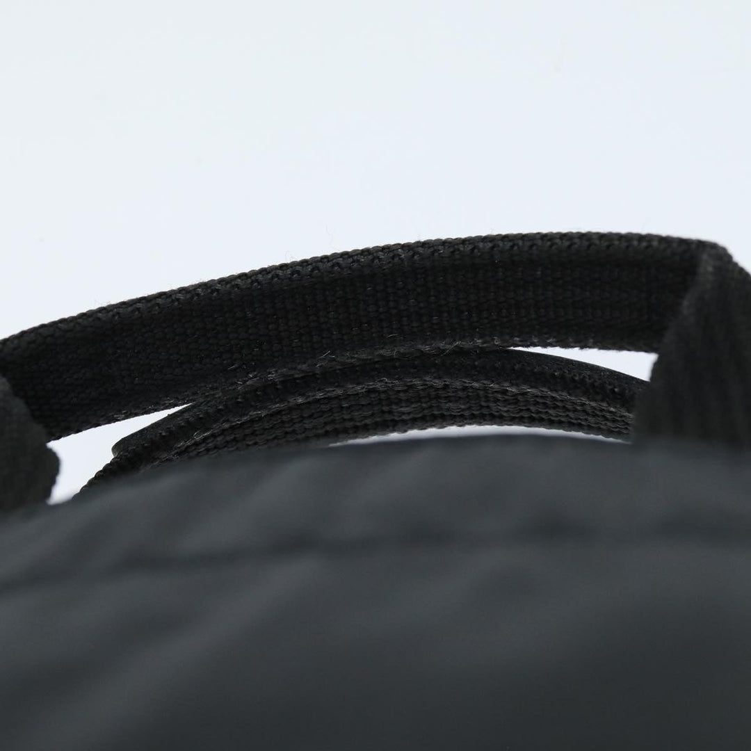 BurberrySs Blue Label Hand Bag Nylon Black Auth yb556