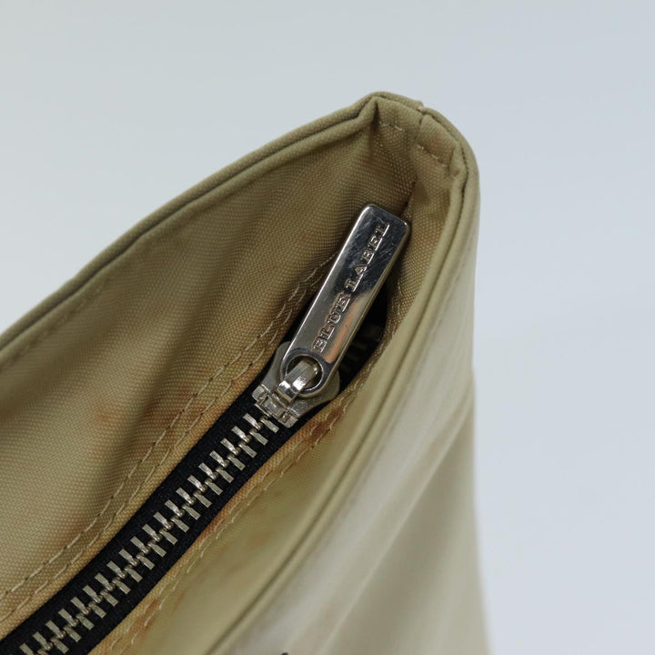 Burberry Nova Check Blue Label Tote Bag Nylon Beige Auth yb562