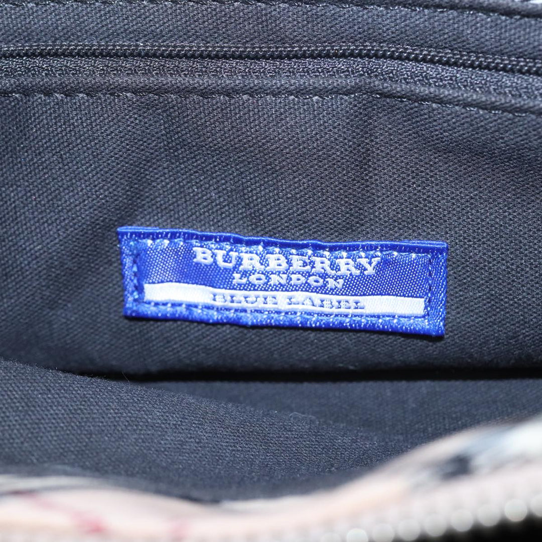 Top Quality BurberrySs Nova Check Hand Bag Canvas Beige Auth yb587