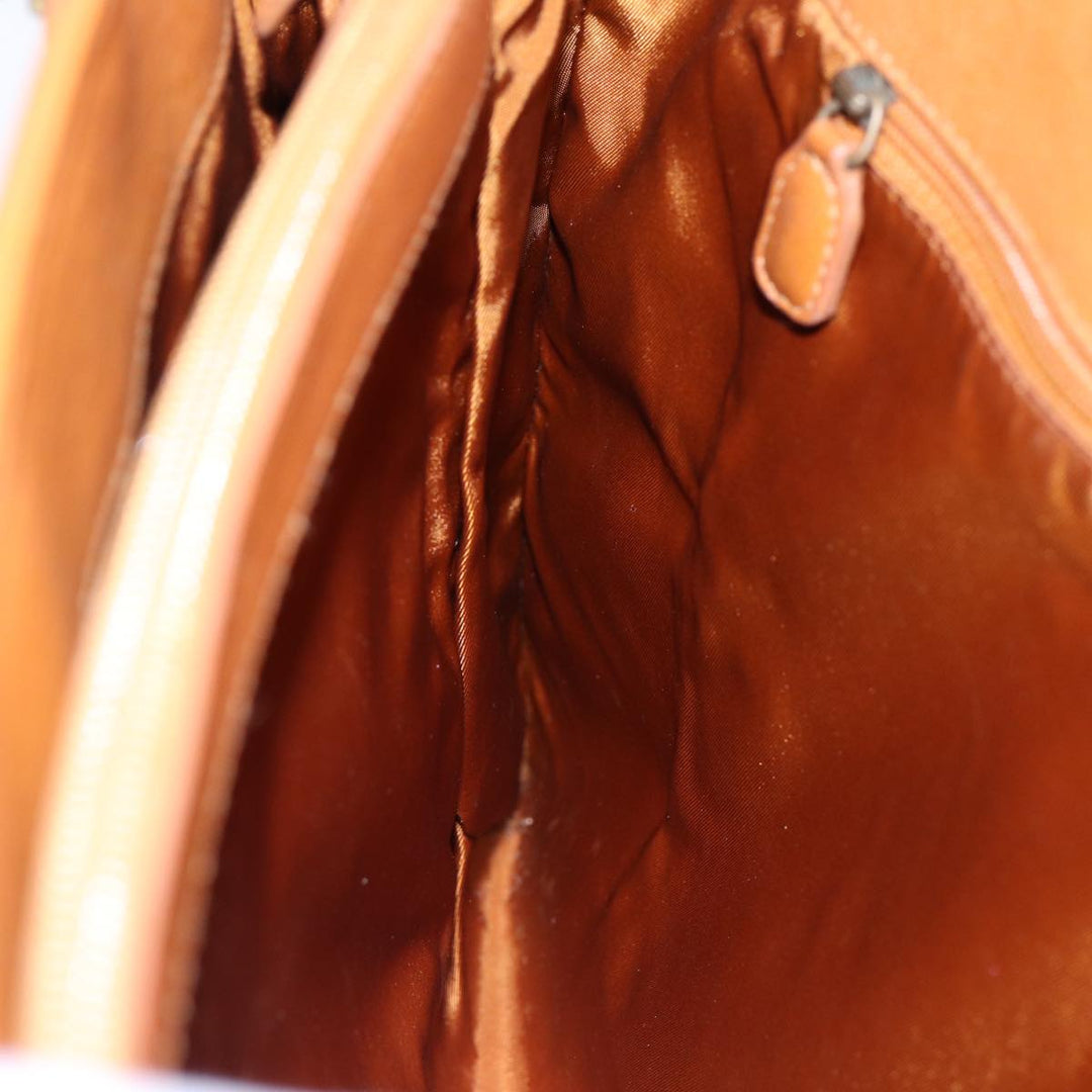 CHRISTIAN Top quality Dior Tote Bag Leather Jeans Pocket Brown Auth yb636