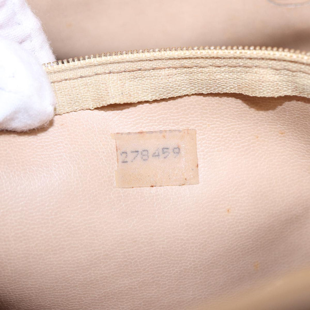 Top Quality Chanel Matelasse Chain Shoulder Bag Leather Beige Gold CC Auth yb672