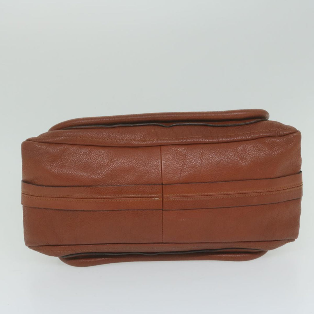 Chloe Paraty Hand Bag Leather Brown yk10020
