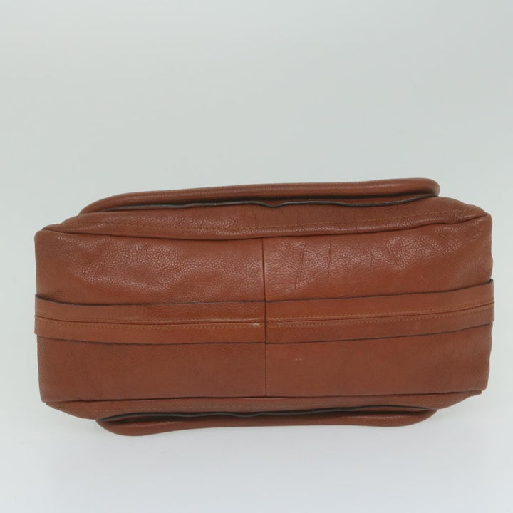 Chloe Paraty Hand Bag Leather Brown yk10020