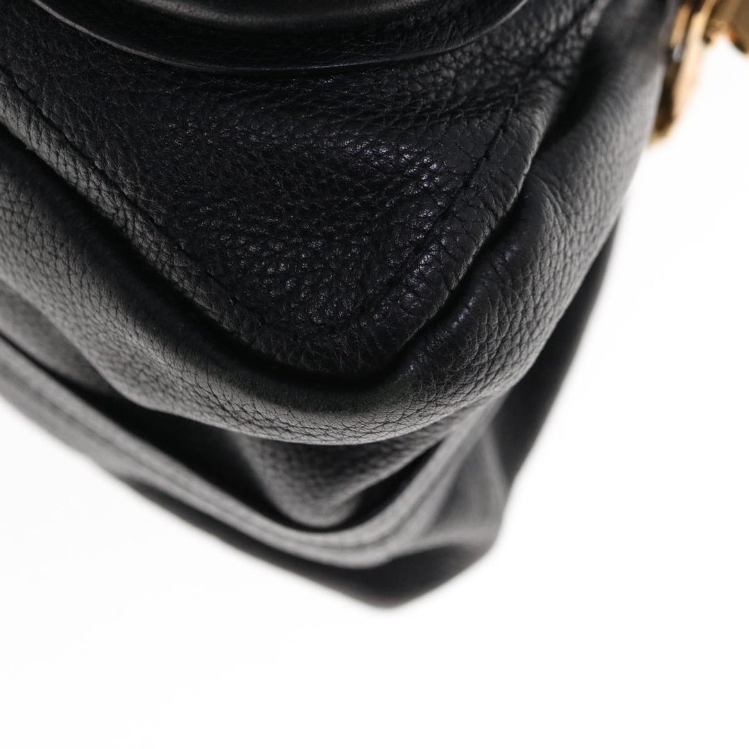 Chloe Paraty Shoulder Bag Leather 2way Black 03 11 50 yk10156