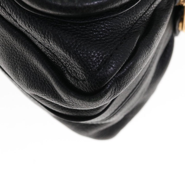 Chloe Paraty Shoulder Bag Leather 2way Black 03 11 50 yk10156