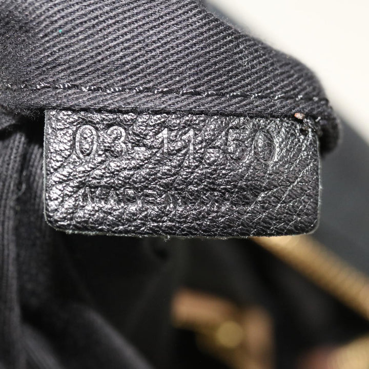 Chloe Paraty Shoulder Bag Leather 2way Black 03 11 50 yk10156