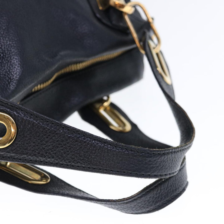 Chloe Paraty Shoulder Bag Leather 2way Black 03 11 50 yk10156