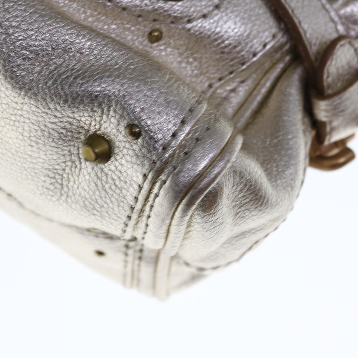 Chloe Paddington Hand Bag Leather Gold Tone 01 06 53 yk10507