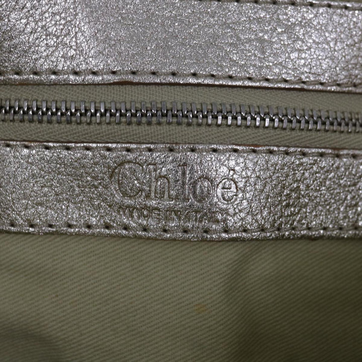 Chloe Paddington Hand Bag Leather Gold Tone 01 06 53 yk10507