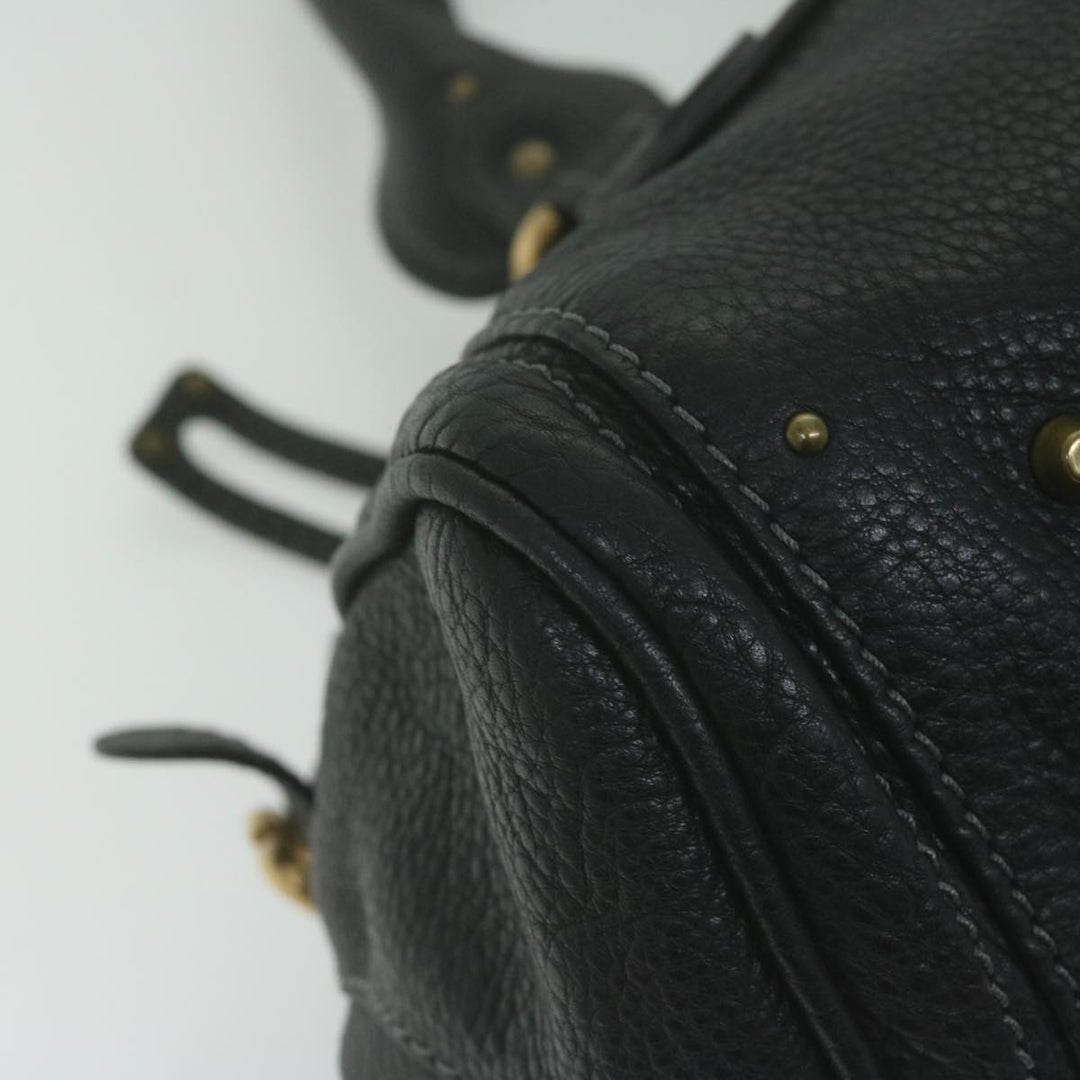 Chloe Paddington Shoulder Bag Leather Black yk10546