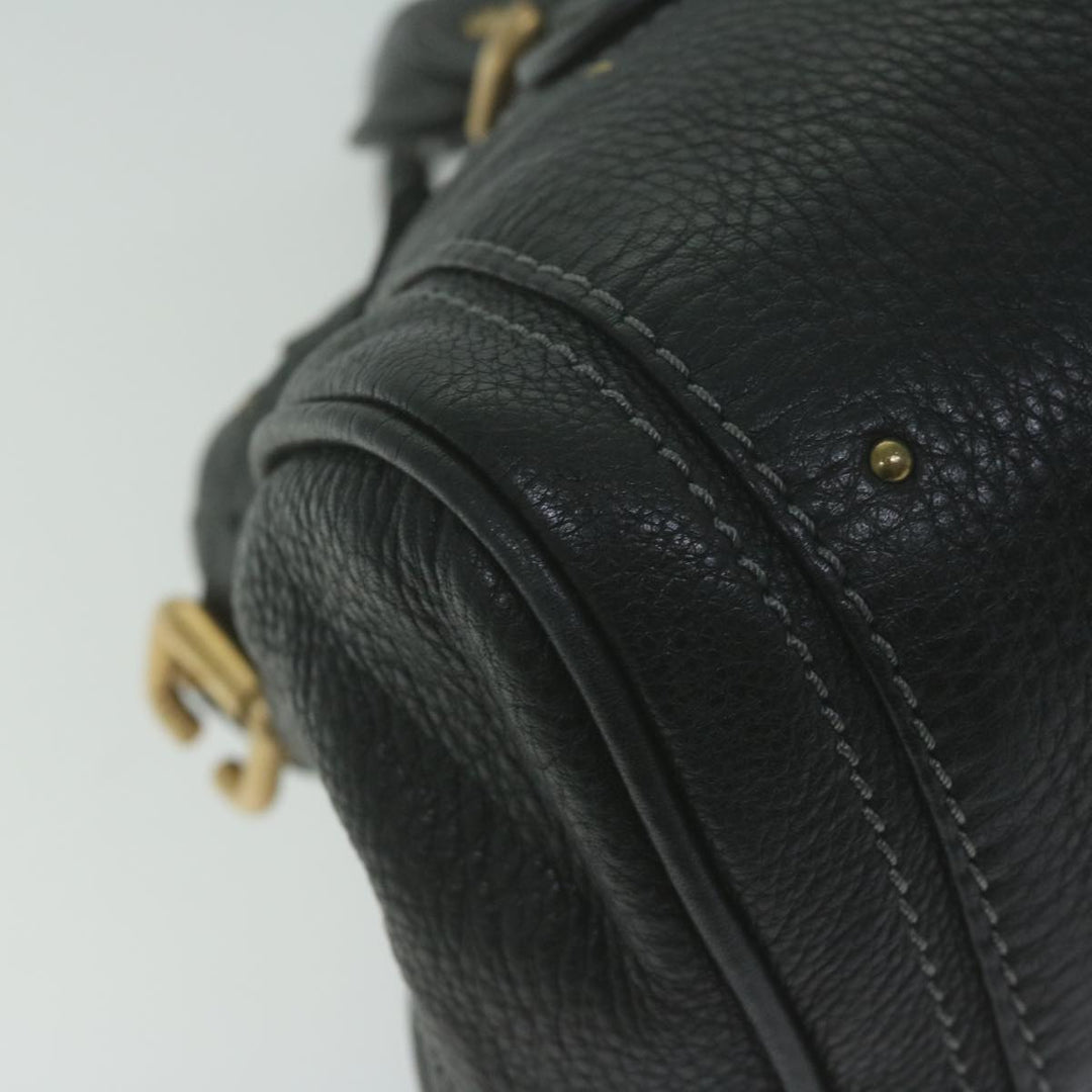 Chloe Paddington Shoulder Bag Leather Black yk10546