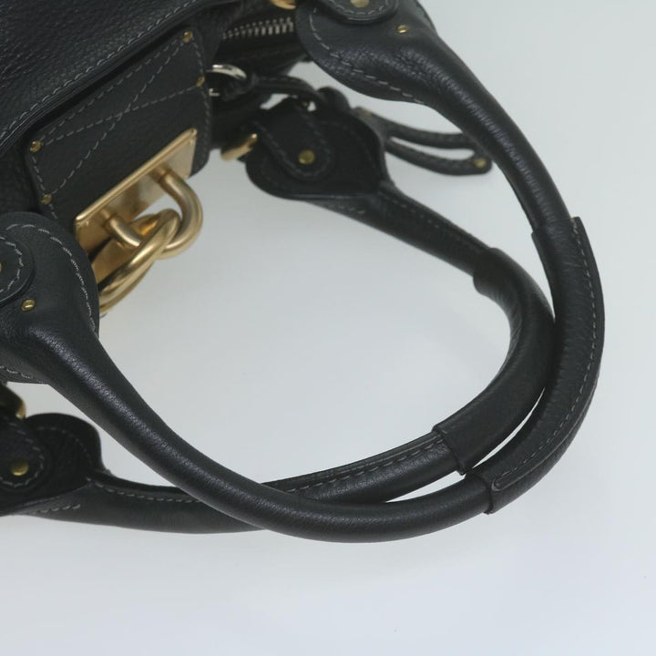 Chloe Paddington Shoulder Bag Leather Black yk10546