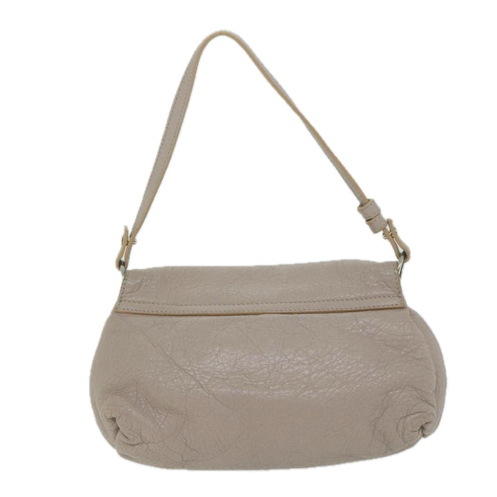 Chloe Lily Shoulder Bag Leather 2way Beige yk10579
