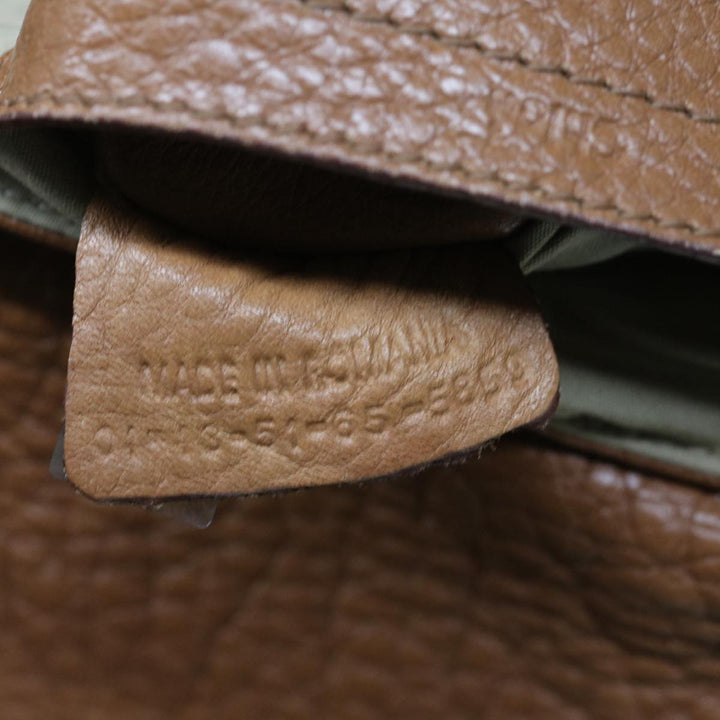 Chloe Lily Hand Bag Leather 2way Brown yk10587