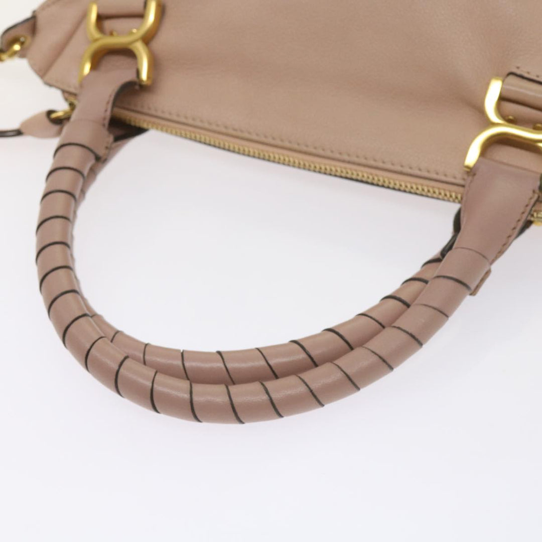 Chloe Mercy Hand Bag Leather 2way Pink yk10730