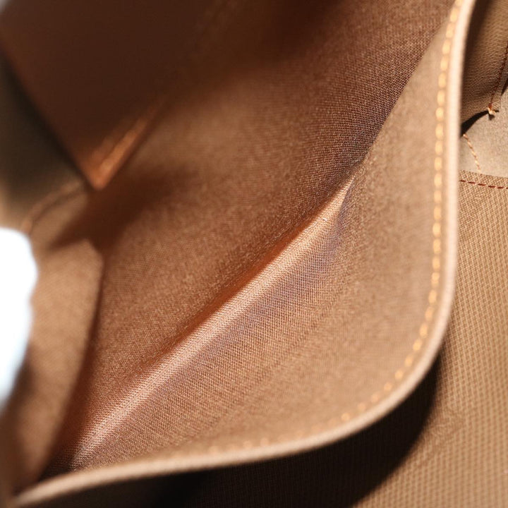BURBERRYSs Nova Check Hand Bag Canvas Beige Auth yk10806