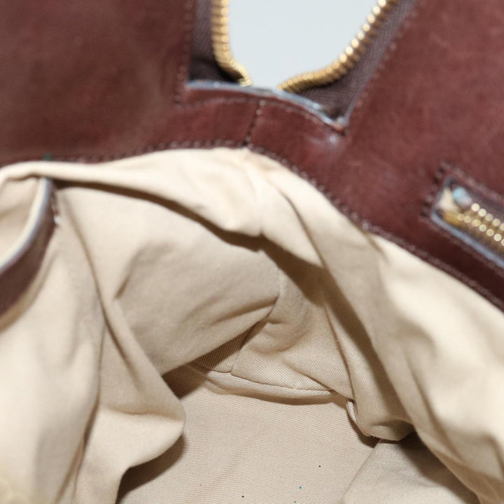 Chloe Hand Bag Leather Brown yk10845